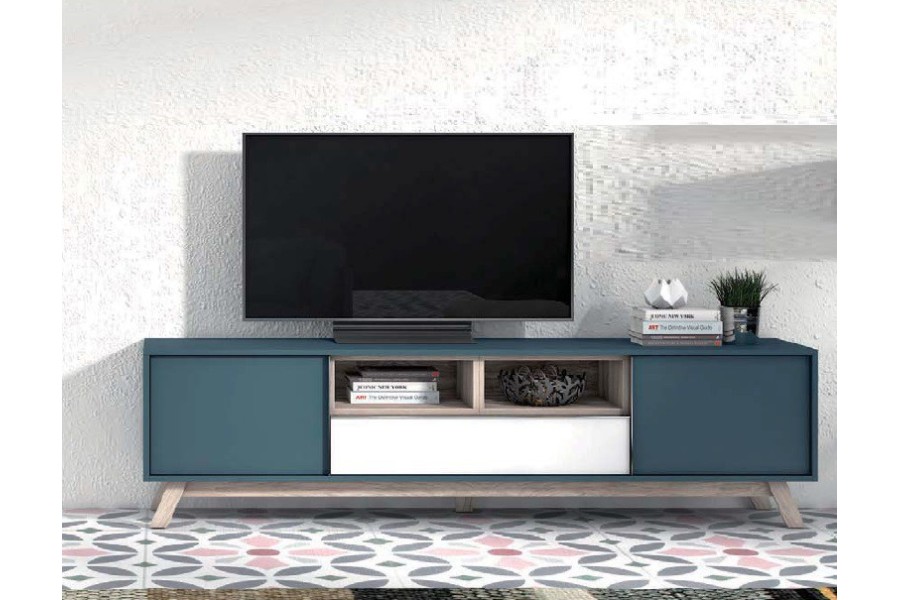 Mueble de Tv con patas Moderno Ref.153 3113