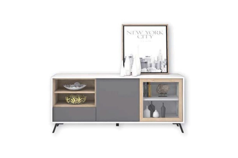 Mueble de Tv con patas Moderno Ref.167 3113