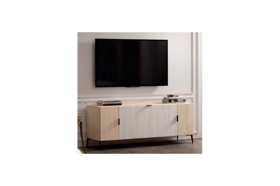 Mueble de Tv Moderno con patas Ref.602-9005/n 145