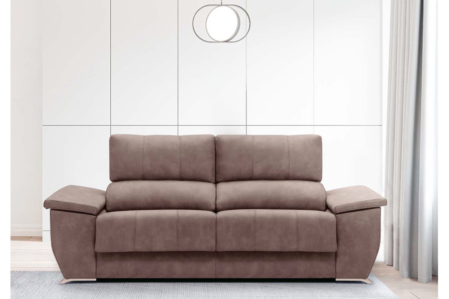Sofá con viscoelástica y asientos deslizantes REF.Melo 10198Vive