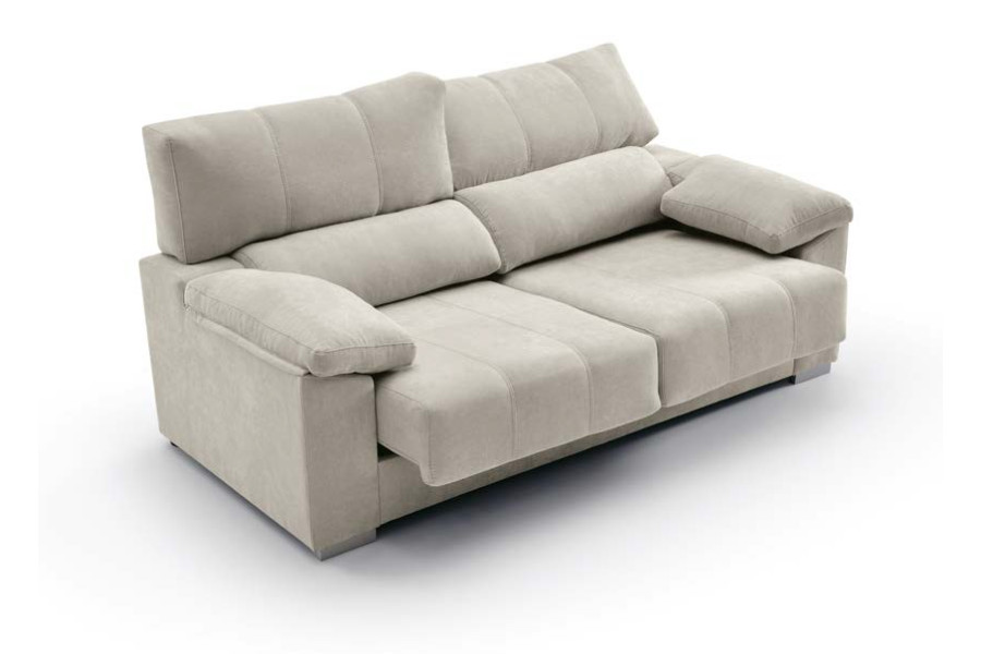 Sofá con viscoelástica y asientos deslizantes REF.Tasso 10198Vive