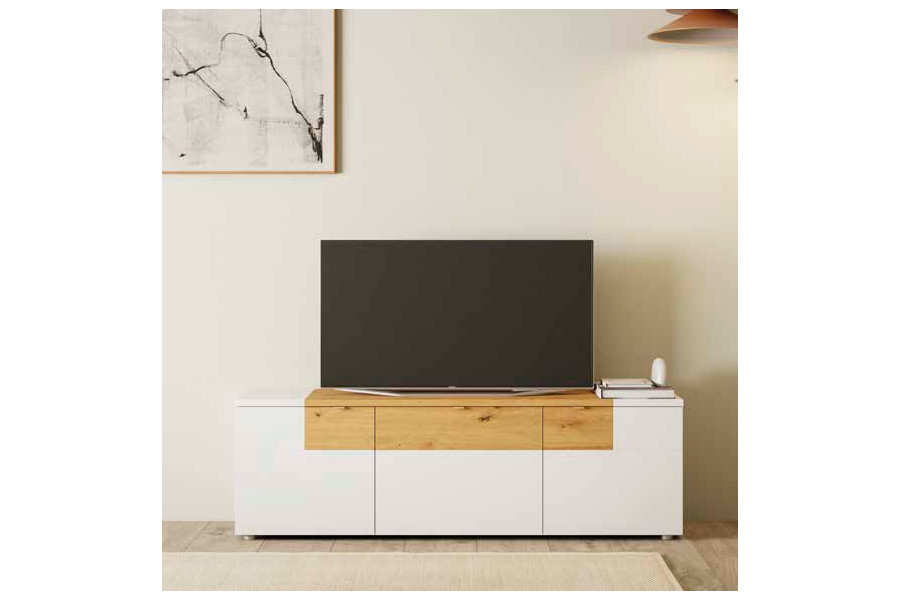Mueble de Tv Moderno con frentes lacados Ref.22B 2290T