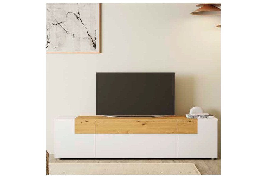 Mueble de Tv Moderno con frentes lacados Ref.24B 2290T