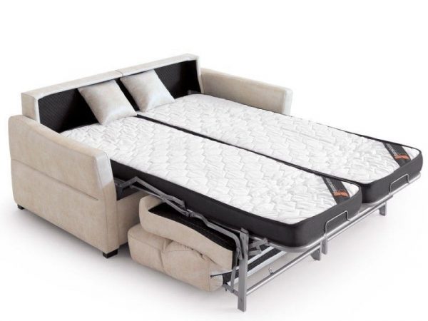 Sofá Cama Gemelar para 2 camas con sistema Italiano Ref. Gre-C 3114