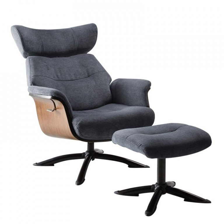 Sillón Relax manual Giratorio con palanca con puff Ref.Osa 253 Sillón Relax manual Giratorio con palanca con puff Ref.Osa 253