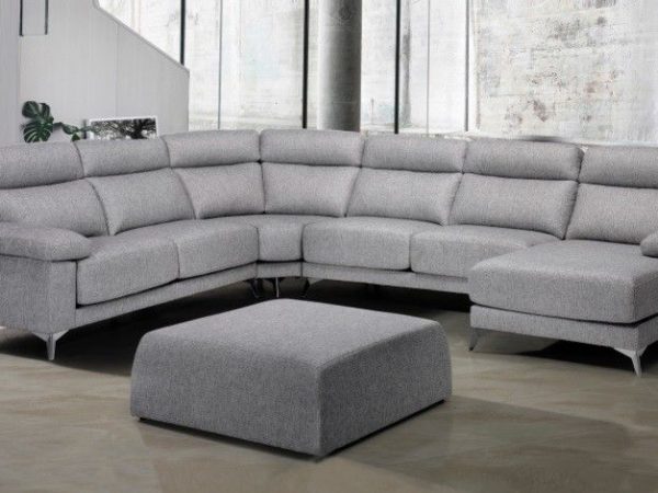 Rinconera chaise longue con 12 cm de visco y asientos deslizantes REF.Moon 10190