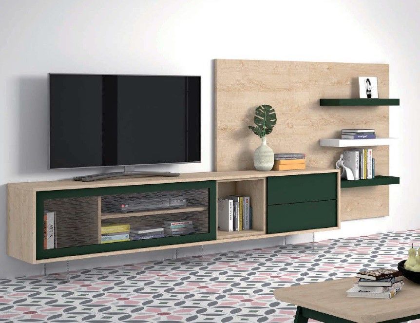 Mueble de Salón Moderno con patas Ref.150 3113 Mueble de Salón Moderno con patas Ref.150 3113