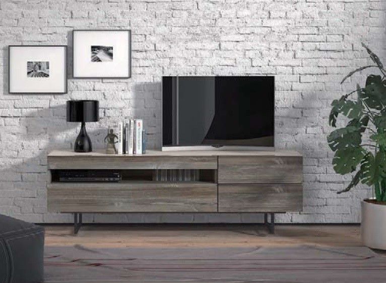 Mueble de Tv con patas Moderno Ref.75 3113 Mueble de Tv con patas Moderno Ref.75 3113
