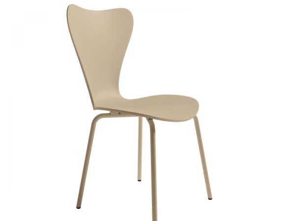 Silla de polipropileno con patas metálicas Ref.Ber 399
