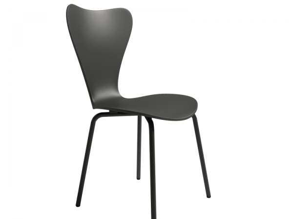 Silla de polipropileno con patas metálicas Ref.Ber 399