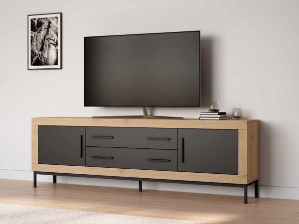 Mueble de Tv con patas Moderno Ref.16 399m