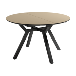 Mesa de Comedor Redonda extensible de 100x100 o 120x120 Ref.Canta-A 399