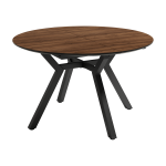 Mesa de Comedor Redonda extensible de 100x100 o 120x120 Ref.Canta-A 399