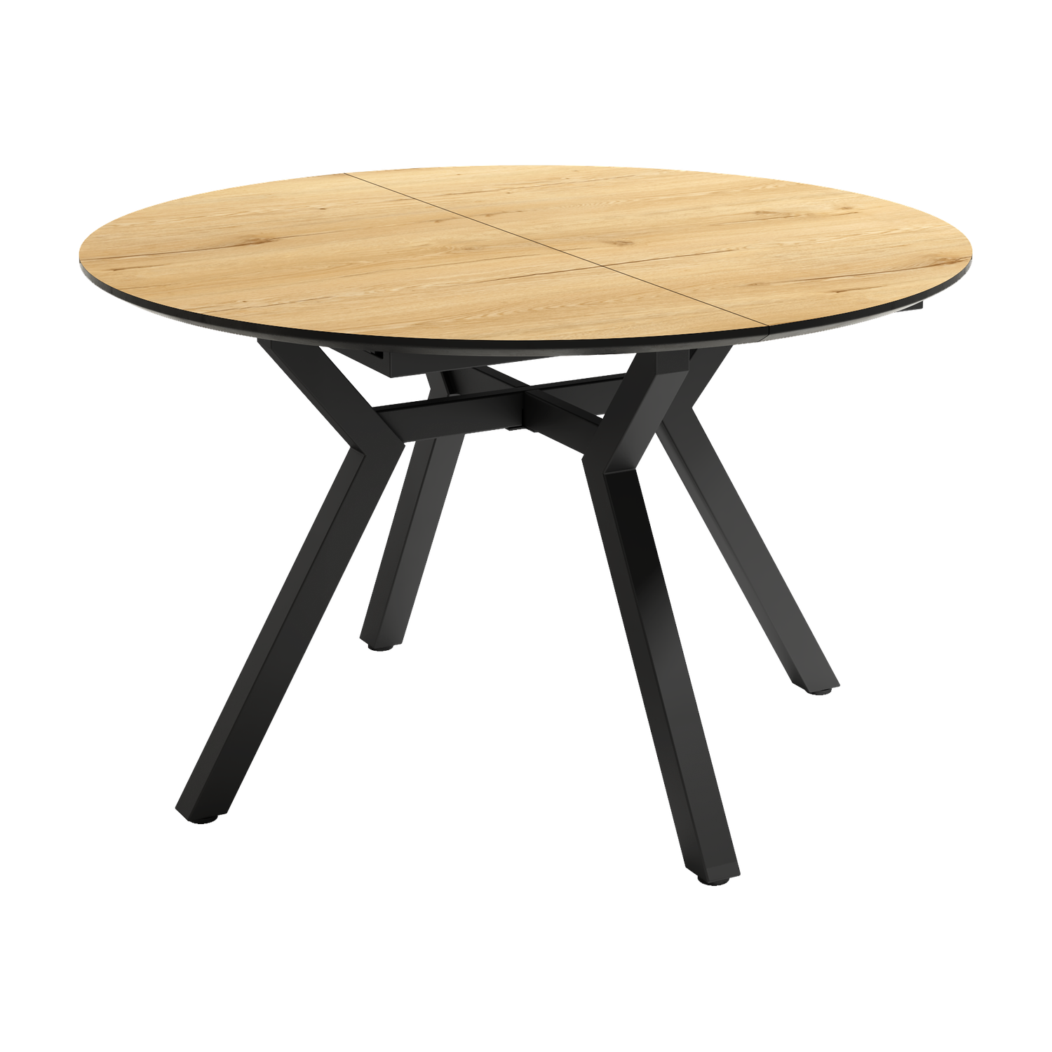 Mesa de Comedor Redonda extensible de 100x100 o 120x120 Ref.Canta-A 399 Mesa de Comedor Redonda extensible de 100x100 o 120x120 Ref.Canta-A 399