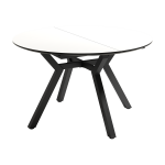 Mesa de Comedor Redonda extensible de 100x100 o 120x120 Ref.Canta-A 399