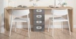 Mesa de estudio doble, despacho y oficina Ref.26 1443b