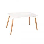 Mesa rectangular fija nórdica de 120x80 Ref.4055 10201