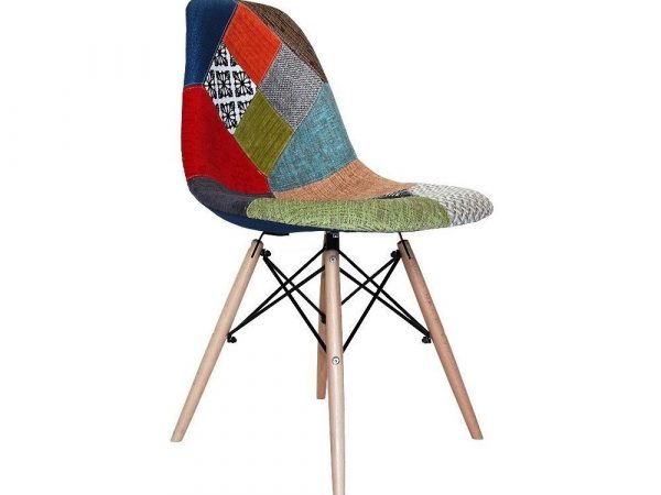 Silla de tela patchwork Ref.4035 10201