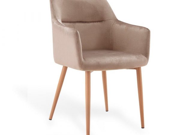 Butaca Fija de terciopelo estilo nórdico Ref.3600 10201
