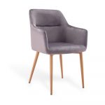 Butaca Fija de terciopelo estilo nórdico Ref.3600 10201