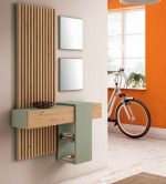 Recibidor colgado con panel (ESPEJO OPCIONAL) REF.105b 145