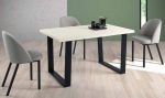 Mesa de Comedor rectangular fija con patas metálicas Ref.2022 2377