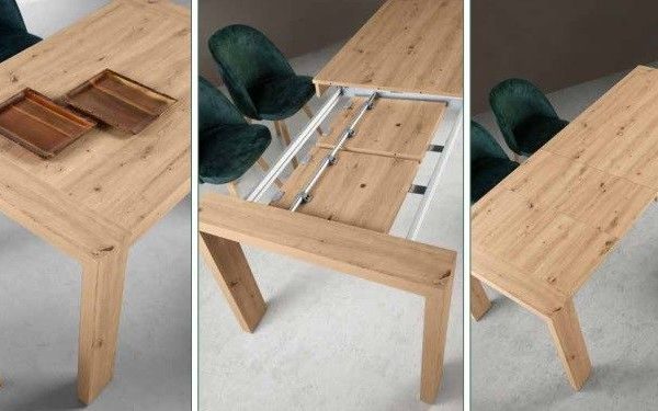 Mesa de Comedor rectangular extensible Ref.24822a 2377