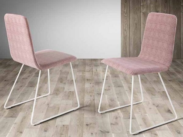 Silla de comedor con patas metálicas Tapizada Ref.215 2377