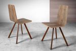 Silla de comedor de chapa sintética con patas metálicas Ref.208 2377