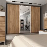 Armario de 3 puertas correderas con espejo Ref.82 399G