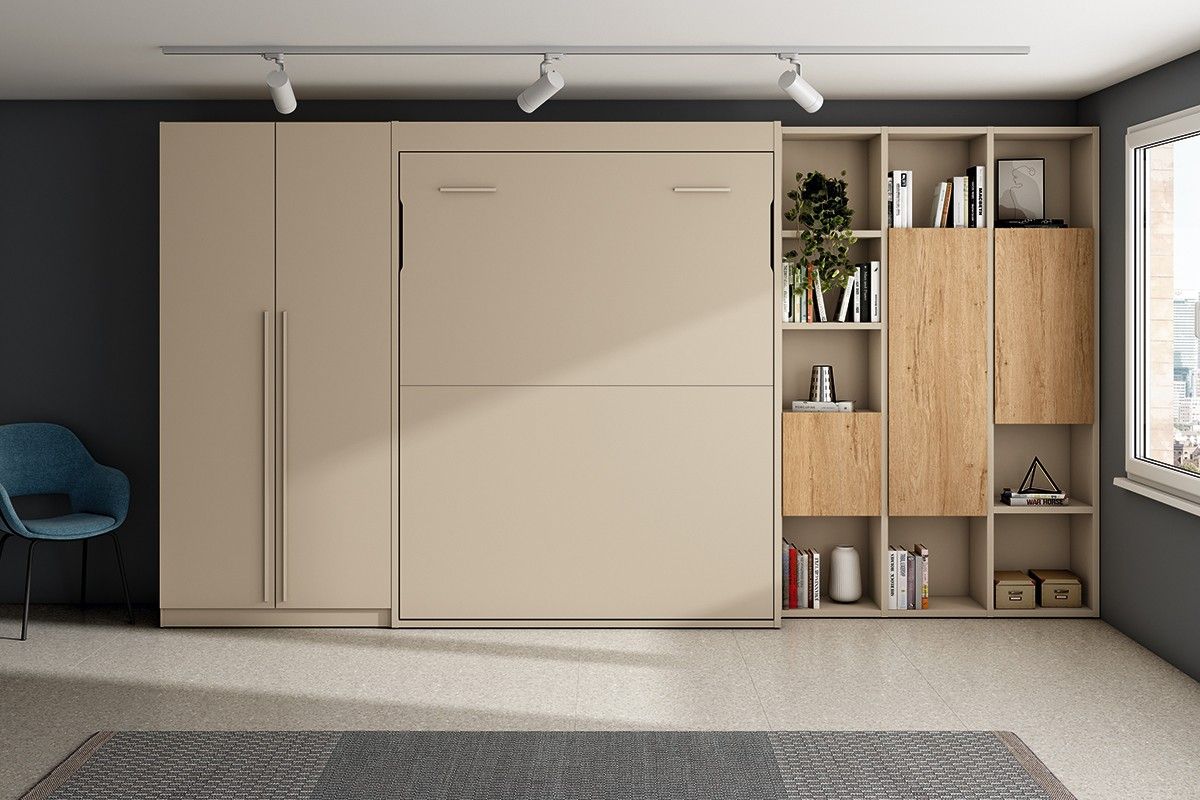Cama abatible vertical matrimonio de 135x190 REF.242 399Lid Cama abatible vertical matrimonio de 135x190 REF.242 399Lid
