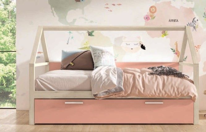 Cama nido con diseño de casa REF.012 2540 Cama nido con diseño de casa REF.012 2540