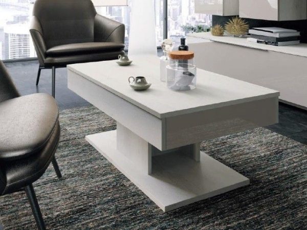 Mesa de centro Fija con cajones Ref.196 01 1016