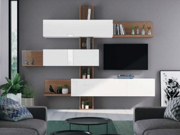 Mueble de Salón con frentes lacados Ref.706 1016
