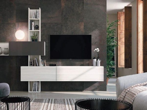 Mueble de Salón con frentes lacados Ref.708 1016