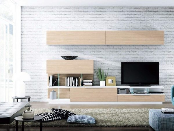 Mueble de Salón con frentes lacados Ref.712 1016