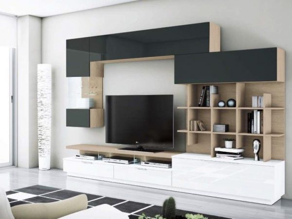 Mueble de Salón con frentes lacados Ref.716 1016