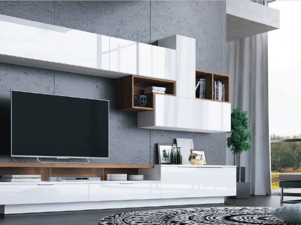 Mueble de Salón con frentes lacados Ref.726 1016