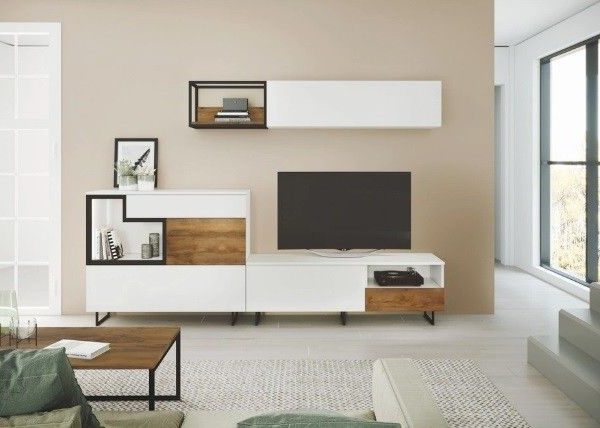 Mueble de Salón con frentes lacados Ref.807 1016
