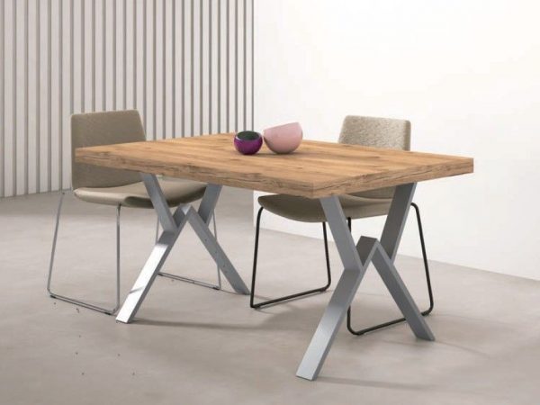 Mesa de Comedor rectangular fija estilo industrial Ref.292 3113M