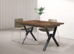Mesa de Comedor Extensible de estilo industrial Ref.293 3113M