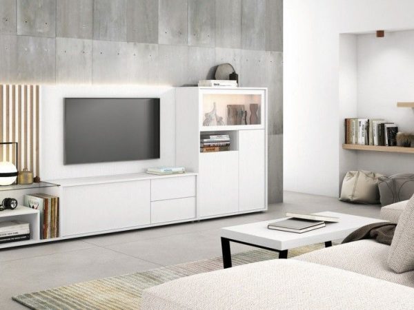 Mueble de Salón moderno panelado Ref.019 3113M