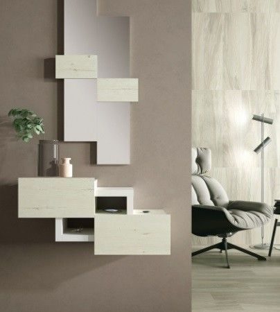 Recibidor colgado moderno con espejo incluido Ref.90 10143.Con