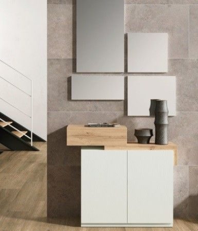 Recibidor moderno con espejo incluido Ref.70 10143.Con