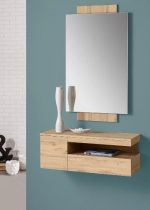 Recibidor colgado moderno con espejo incluido Ref.165 10143.Con