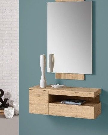 Recibidor colgado moderno con espejo incluido Ref.165 10143.Con