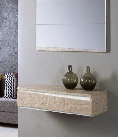 Recibidor colgado moderno con espejo incluido Ref.215 10143.Con