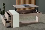 Mesa de centro elevable con cajones Ref.980 10143.Con
