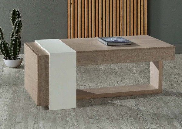 Mesa de centro elevable con cajones Ref.980 10143.Con