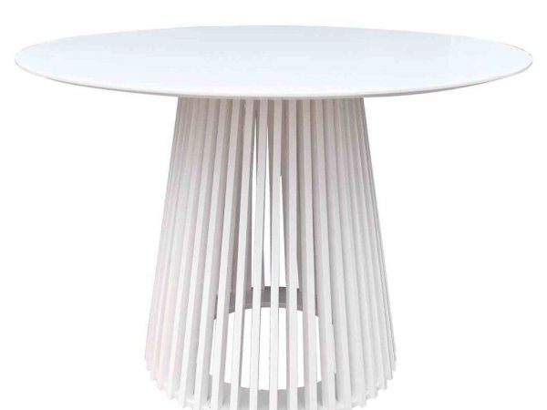 Mesa redonda fija de 100 cm o 120 cm Lacada Ref.5070 10201